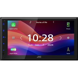 JVC KW-M595DBT récepteur multimédia de voiture Noir Wifi 22 W Bluetooth