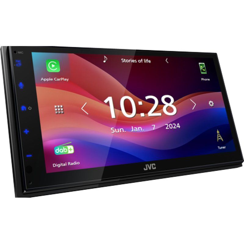 JVC KW-M595DBT car media receiver Black Wi-Fi 22 W Bluetooth
