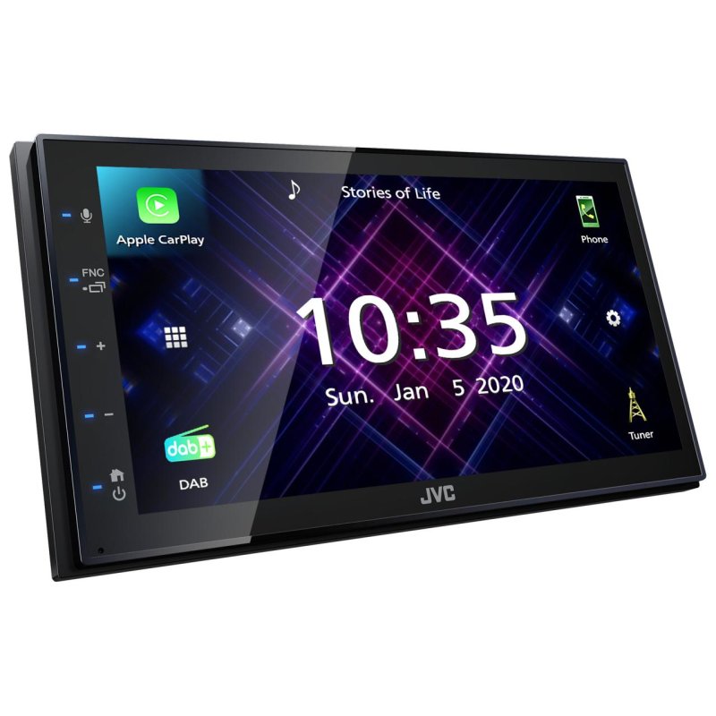 JVC KW-M565DBT récepteur multimédia de voiture Noir 200 W Bluetooth