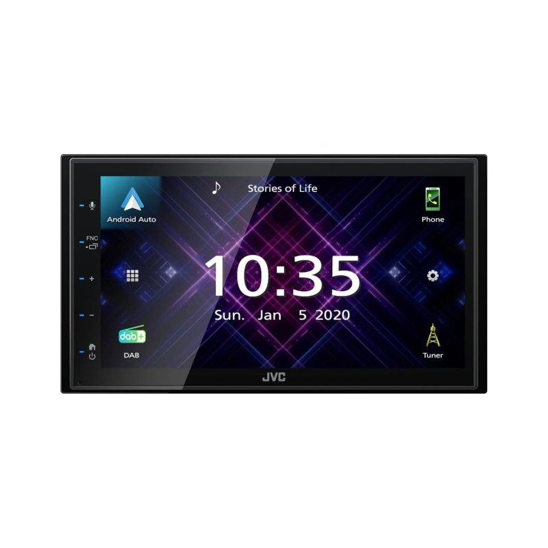 JVC KW-M565DBT car media receiver Black 200 W Bluetooth