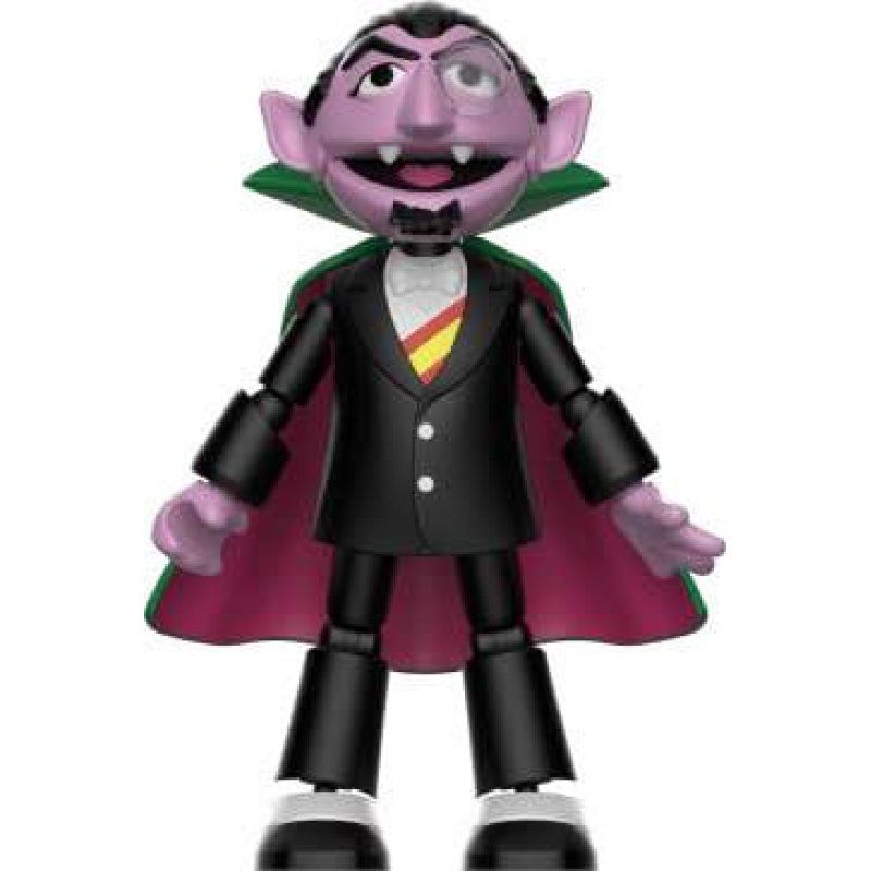 1, Rue Sésame figurine Plastic Model Kit Blokees PreCool Series 2 08 Count Von Count 13 cm