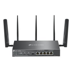 TP-LINK (ER706WP-4G) Omada 4G Cat6 AX3000 Gigabit VPN Gateway with 4-Port PoE , 5x GB Ports, Omada Mesh, High-Security