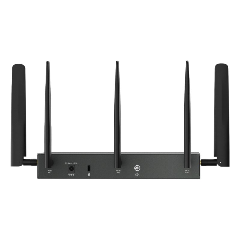 TP-Link ER706WP-4G routeur sans fil Gigabit Ethernet Bi-bande (2,4 GHz / 5 GHz) Noir