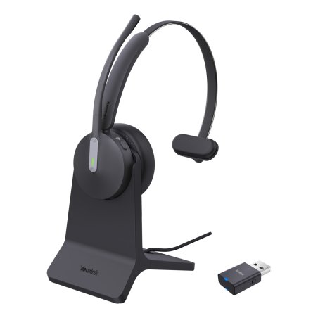 Yealink WH64 Hybird Mono avec support de charge Casque d'écoute pour les équipes