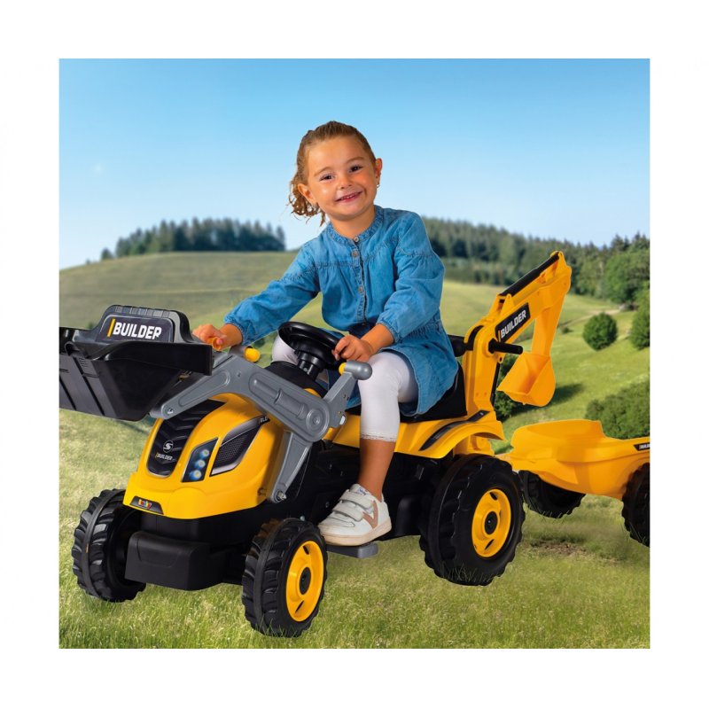 Smoby Traktor Builder Max Anhänger