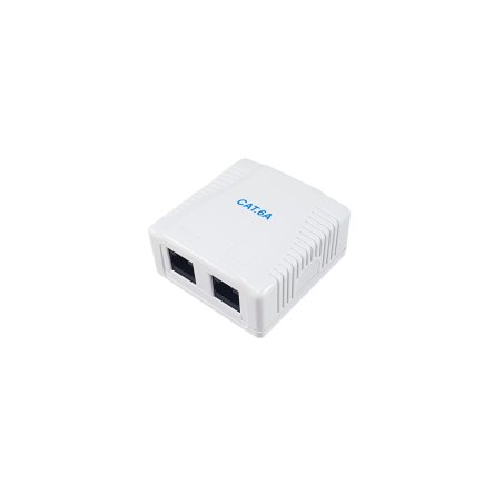 Equip Aufputzdose Cat6A 2-Port 2x RJ45 UTP