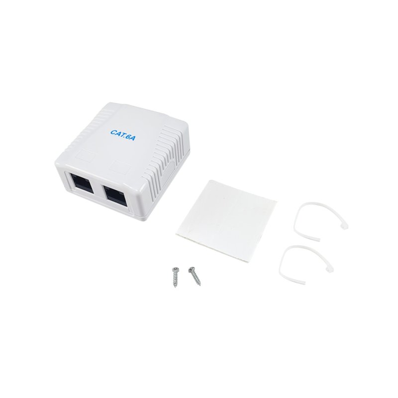 Equip 235216 boitier de prise de courant RJ-45 Blanc