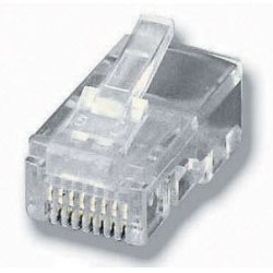 Equip Modularstecker Western 8P8C RJ45 100 Stück