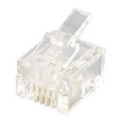 Equip 121121 connecteur de fils RJ-12 (6P4C) Transparent
