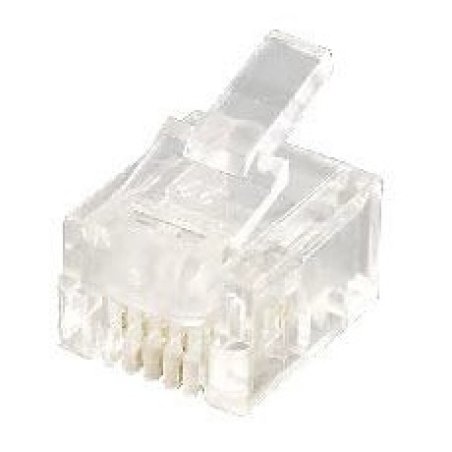 Equip 121121 connecteur de fils RJ-12 (6P4C) Transparent