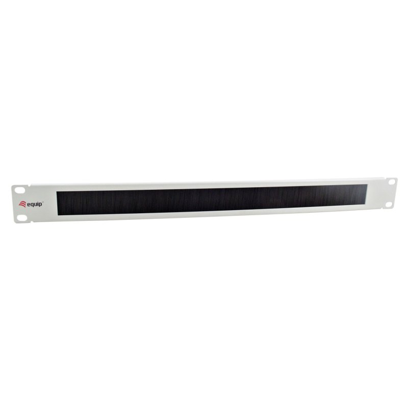 Equip 19" Brush Panel, Light Grey (RAL 7035)