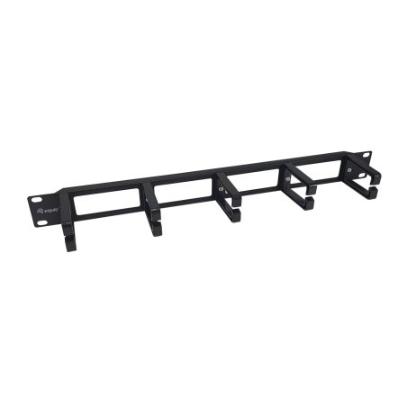 Equip 19" Rack Mount Cable Management Panel, Black