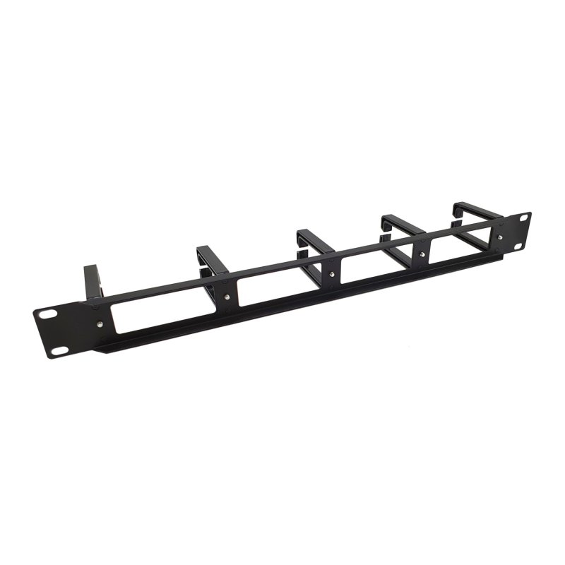 Equip 19" Rack Mount Cable Management Panel, Black