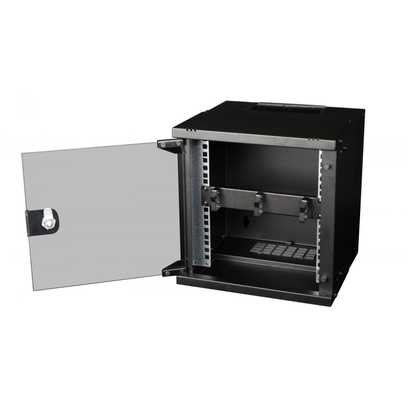 Equip 10" Kabeldurchführung mit Ringeinsatz. 1U schwarz