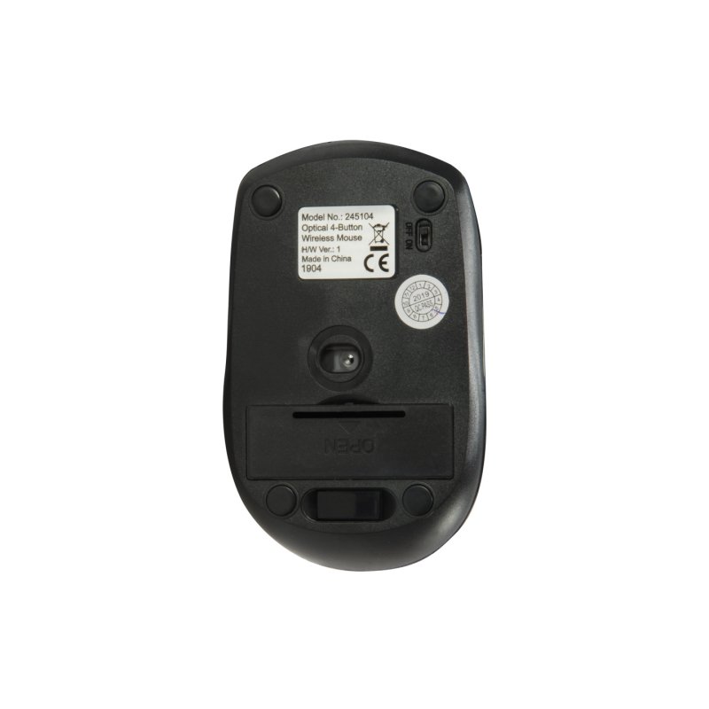 Equip 245104 mouse Travel Ambidextrous RF Wireless Optical 1600 DPI