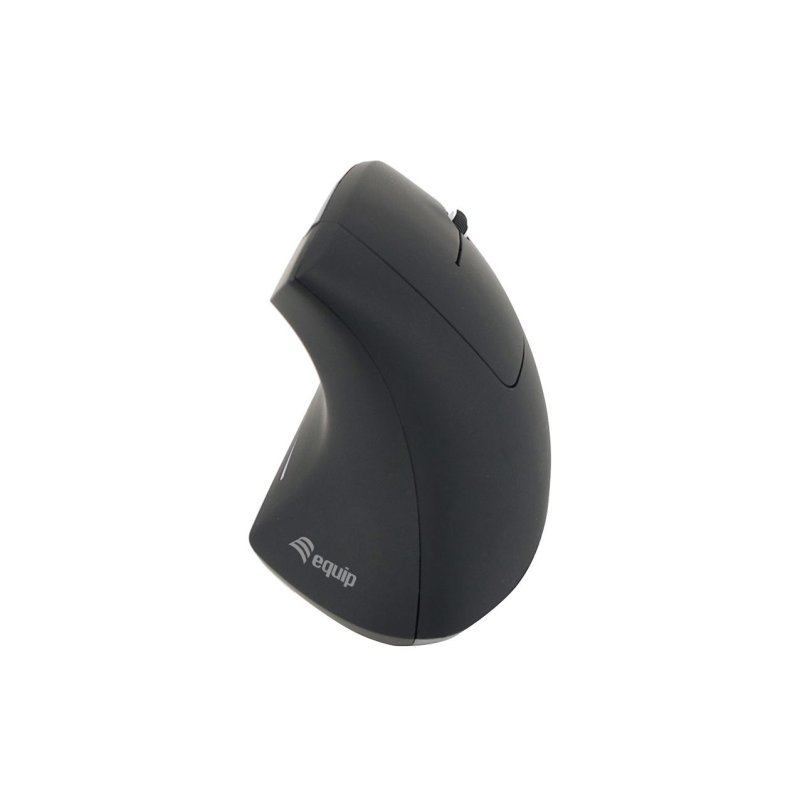 Equip Optische Ergonomic Maus kabellos USB Rechtshänder sw