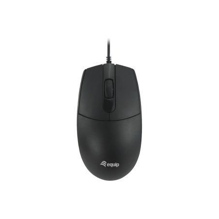 Equip Optische Maus USB-A Silent Rechts-Linkshänder 1.5m sw
