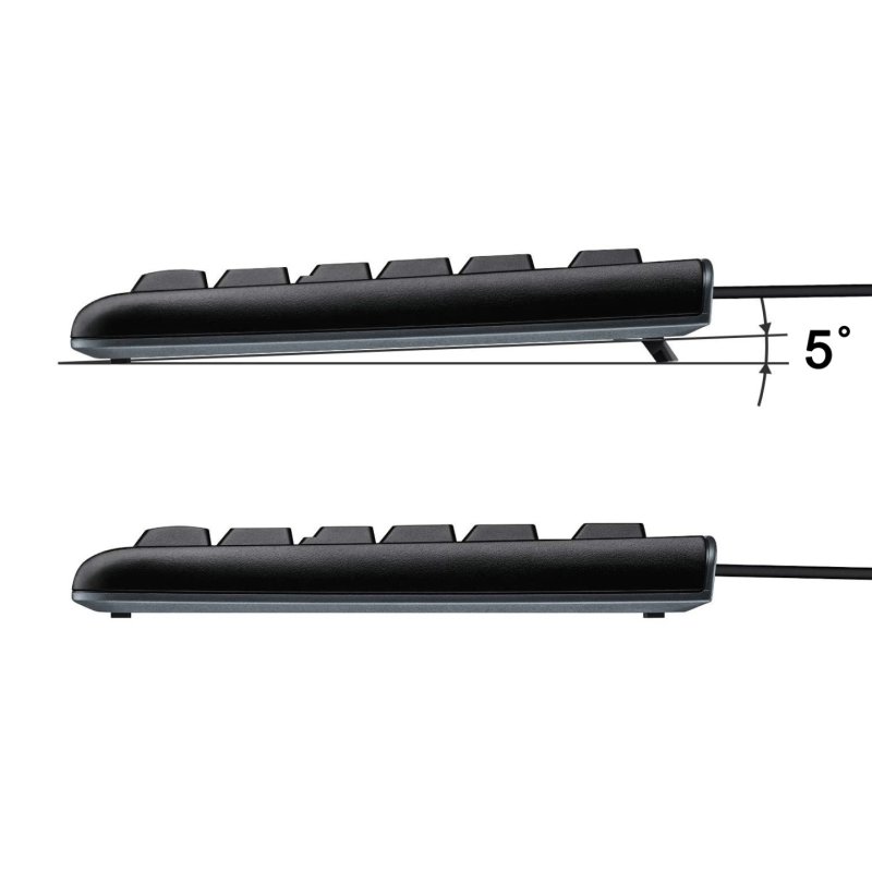 Equip 245213 clavier Bureau USB QWERTY Italien Noir