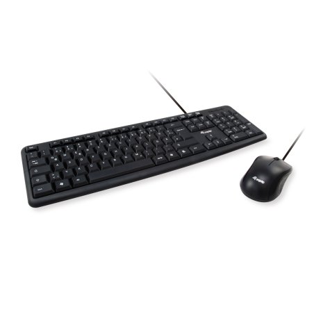 Equip Kabelgebundene Kombi Keyboard Mouse. schwarz. portugie