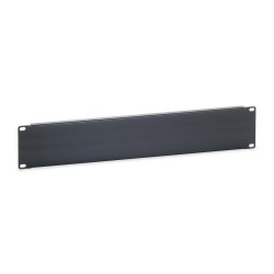 Equip Blindpanel 19" 2HE RAL 9005 schwarz