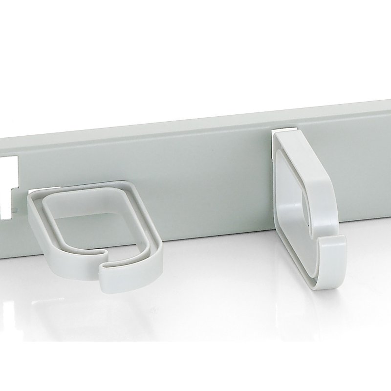 Equip 19" Rack Mount Cable Management Panel, Light Grey (RAL 7035)