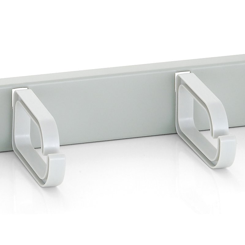 Equip 19" Rack Mount Cable Management Panel, Light Grey (RAL 7035)