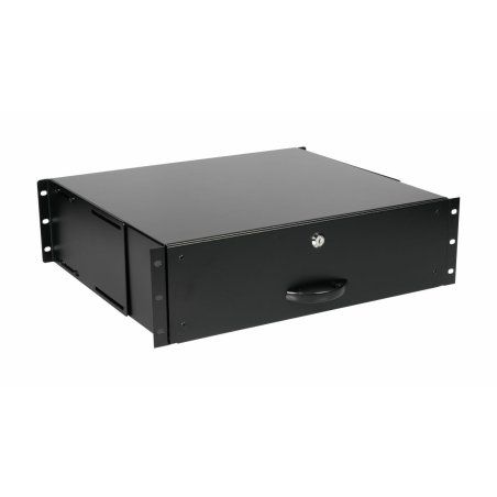 Equip Lockable Drawer 19', 3U, RAL9005 Black