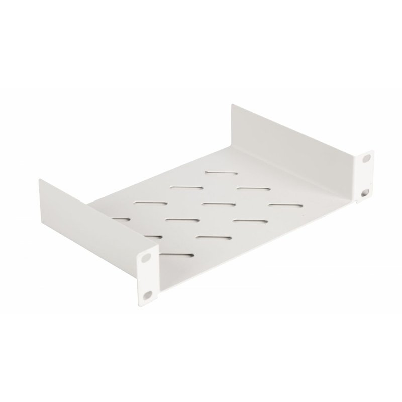 Equip Fixed Shelf 10', 1U, 150MM, Grey