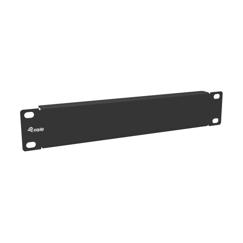 Equip 10" Blank Panel, 1U, Black