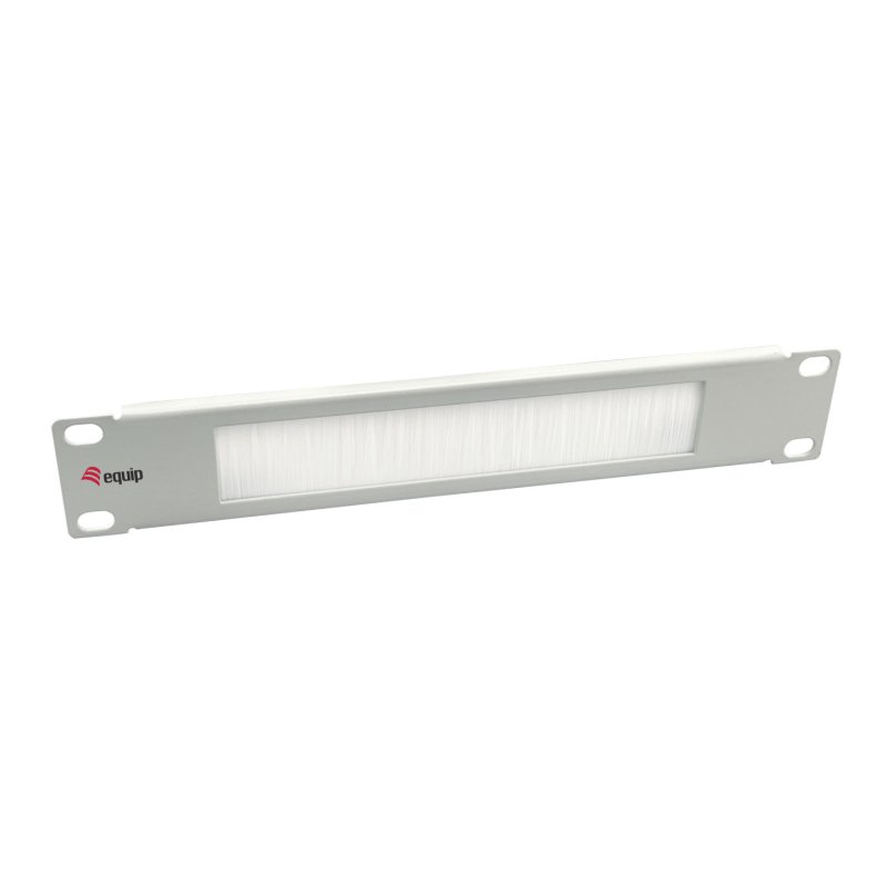 Equip 10" Brush Panel 1U, Light Grey