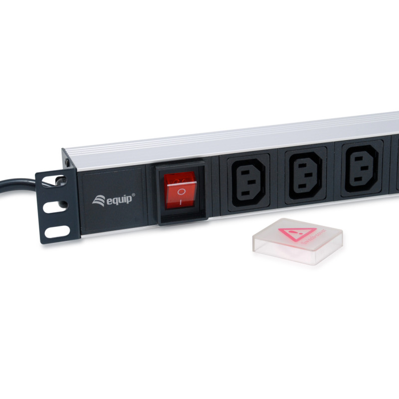 Equip 333310 power distribution unit (PDU) 8 AC outlet(s) 1U Black