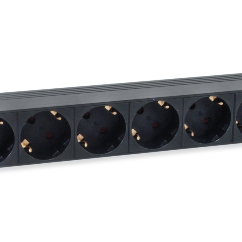 Equip 8-Outlet German Power Distribution Unit with IEC C14 plug