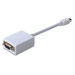 ASSMANN Electronic AK-340412-001-W câble vidéo et adaptateur 0,15 m Mini DisplayPort VGA (D-Sub) Blanc