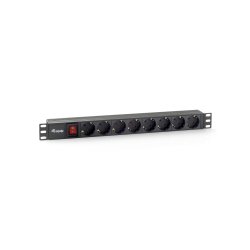 Equip 8-Outlet German Power Distribution Unit