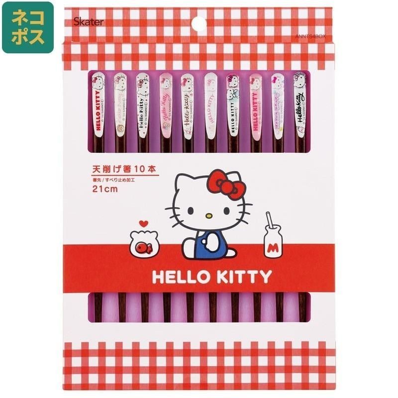 HELLO KITTY - Set de 10 baguettes à collectionner 21cm