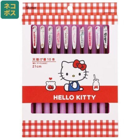 HELLO KITTY - Set de 10 baguettes à collectionner 21cm
