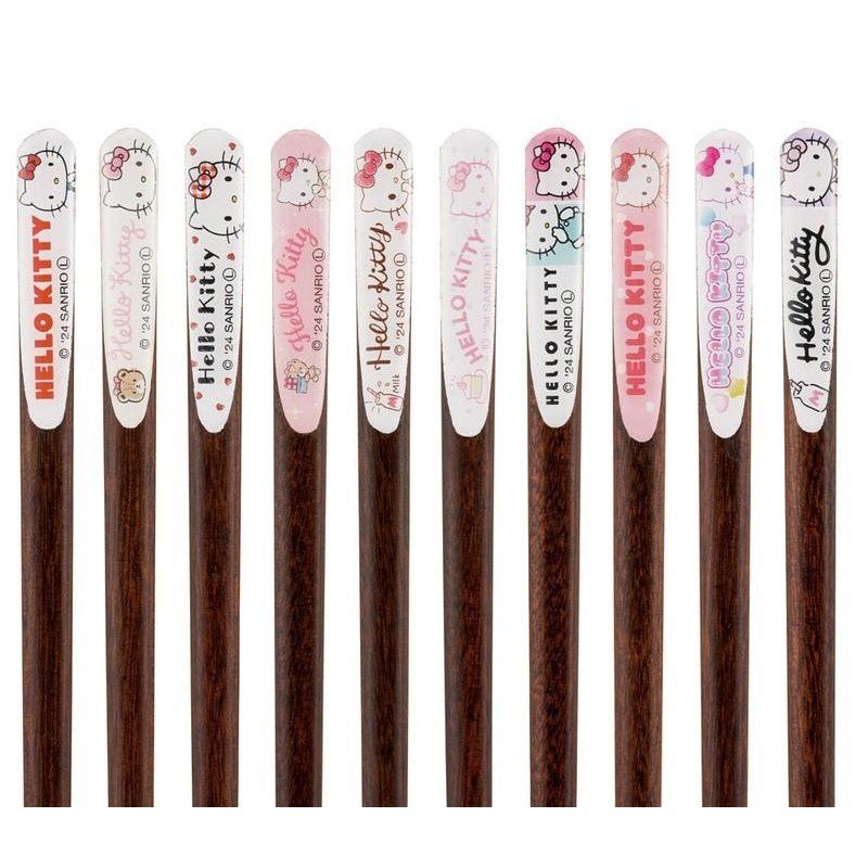 HELLO KITTY - Set de 10 baguettes à collectionner 21cm
