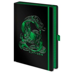 HARRY POTTER - Notebook A5 Premium - Slytherin Foil