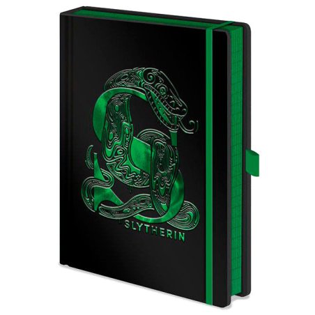 HARRY POTTER - Notebook A5 Premium - Slytherin Foil