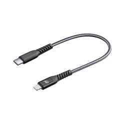 Cellularline Extreme USB Typ-C auf Lightning Kabel 15cm - mfi