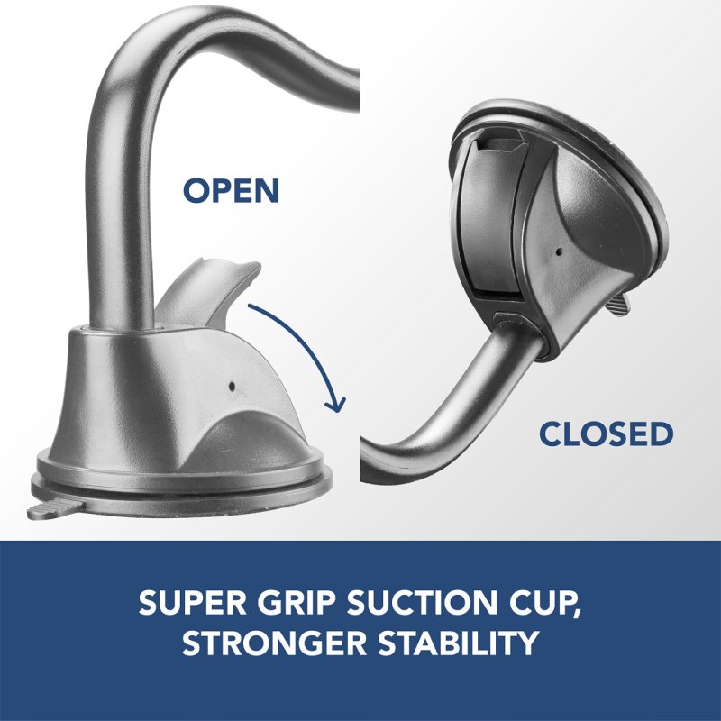 Cellularline KFZ-Halterung HUG FLEXI mit Supergrip-Saugnapf