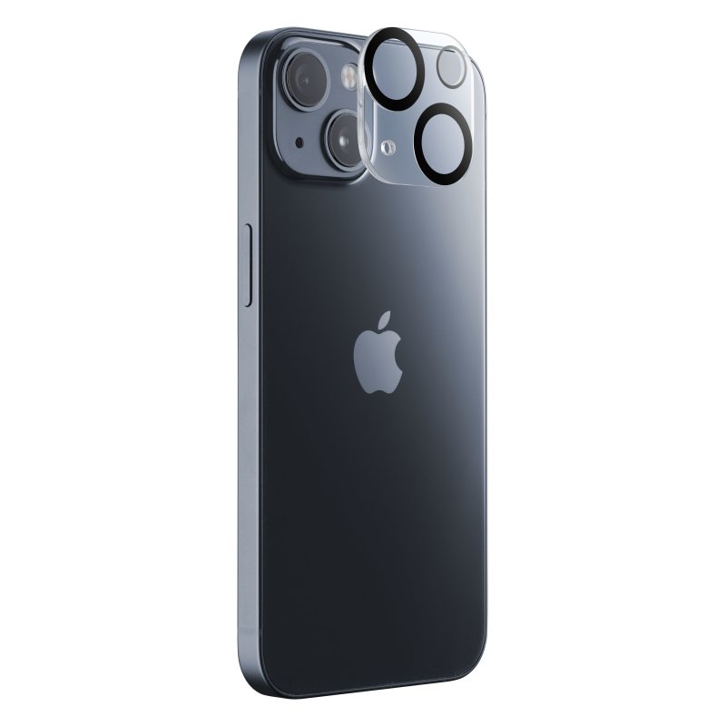 Cellularline Camera Lens Protection iPhone 15/ 15 Plus Clear