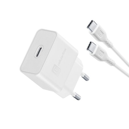 Cellularline USB-C Charger Kit fr Samsung 25W White