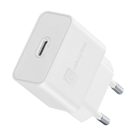 Cellularline USB Typ-C Super Fast Travel Charger 25W White