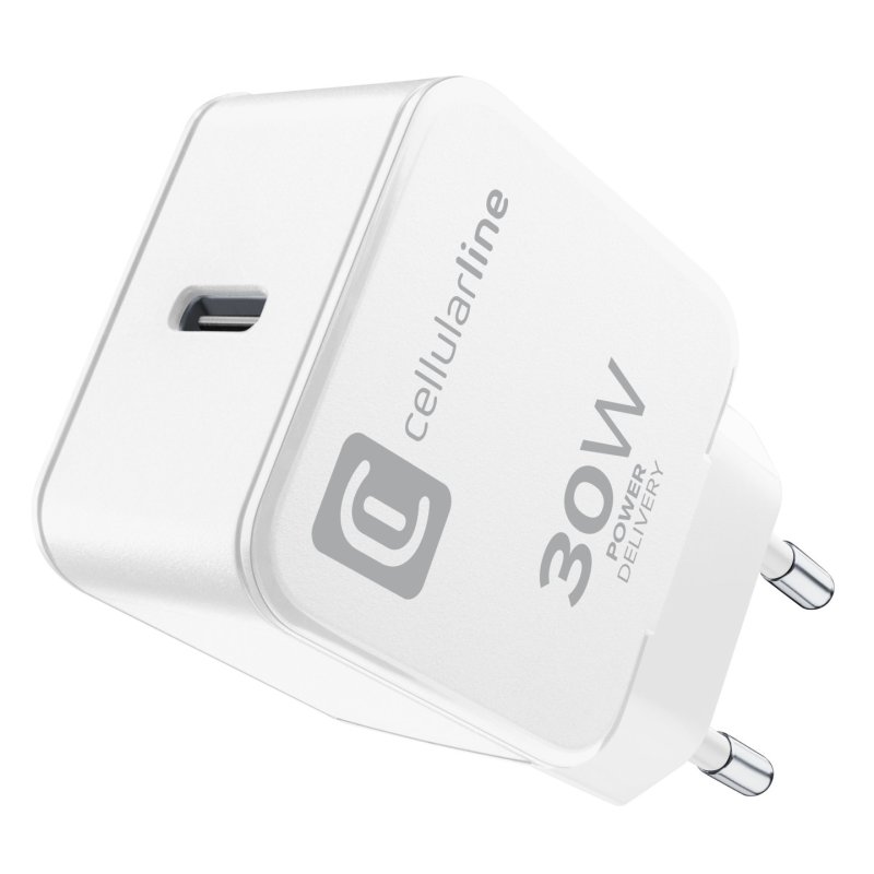 Cellularline USB Typ-C Travel Charger One 30W White