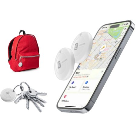 Cellularline Bluetooth Item Finder Tracy Duo White