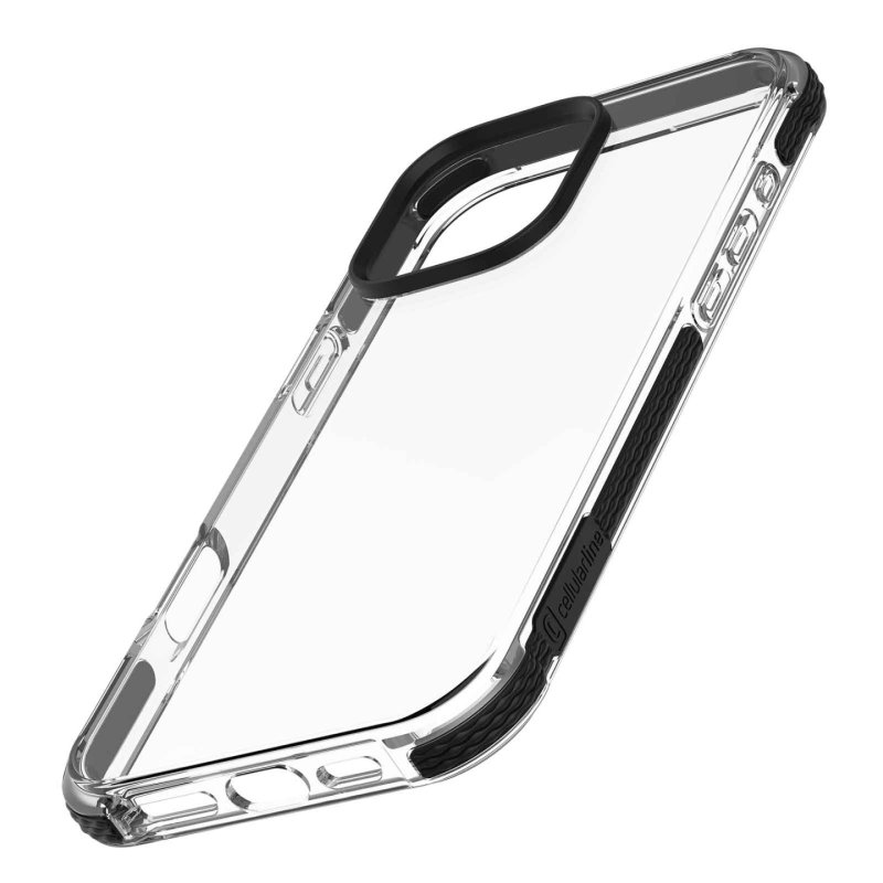 Cellularline Tetra Force Strong Guard - iPhone 16 Pro Max Ultra-protective, anti-shock flexible case with integrated