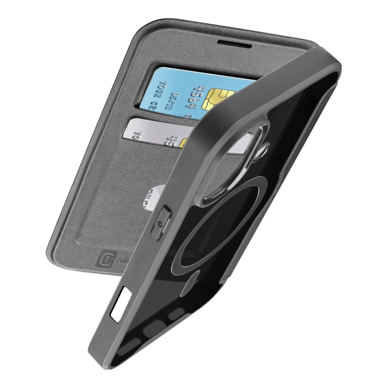 Cellularline 8018080483790 coque de protection pour téléphones portables 15,5 cm (6.1") Folio Noir