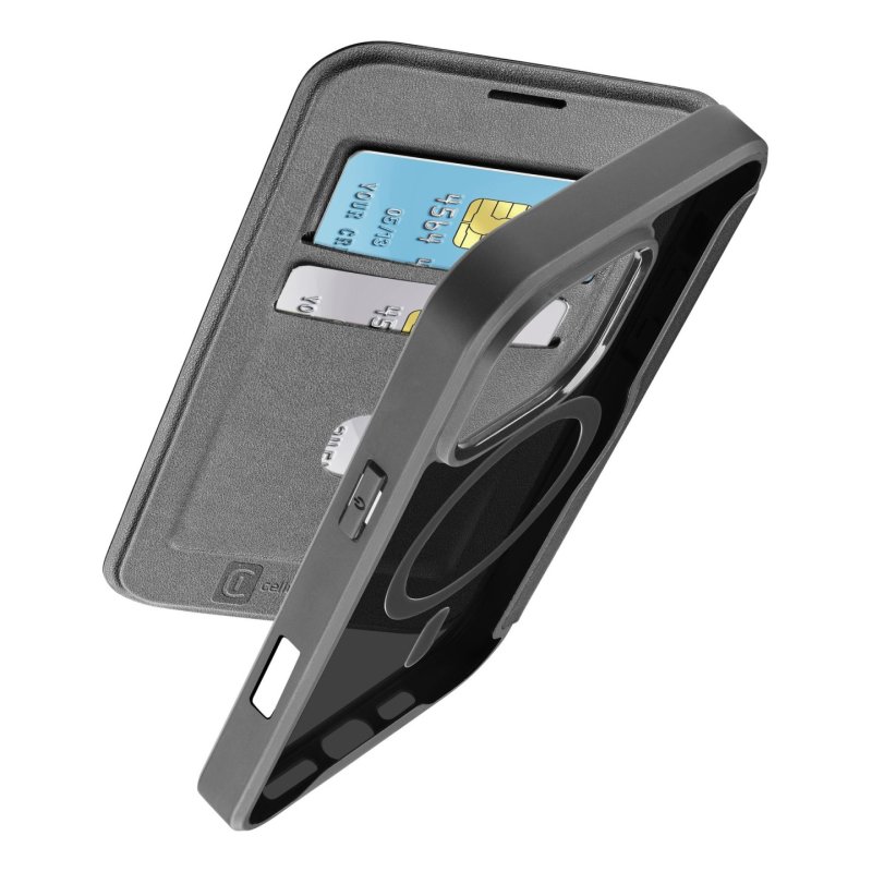 Cellularline Book Case Daily MAG iPhone 16 Pro Max Black
