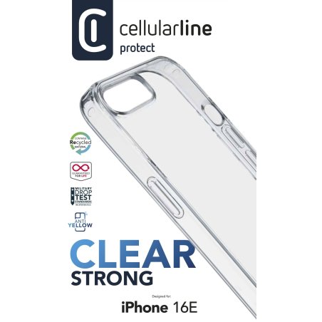 Cellularline Clear Strong Case fr Apple iPhone 16e